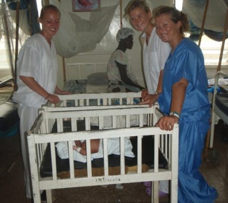 ward at Ghana hospital