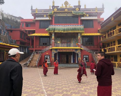 monks in darjeeling