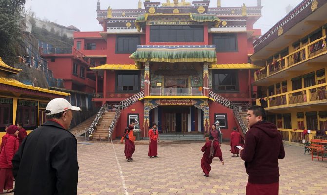 monks in darjeeling