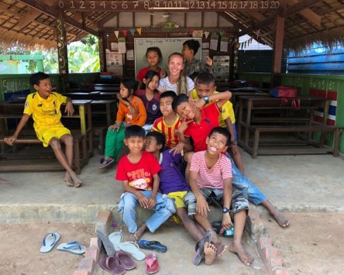 outdoor school classroom in samroang