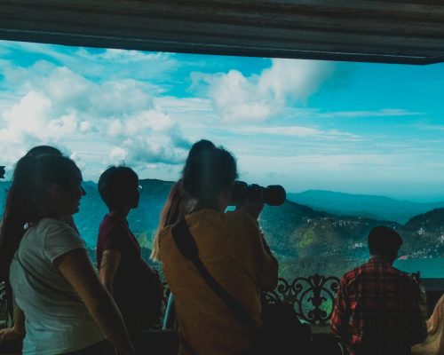 scenic viewpiont overlooking mountains