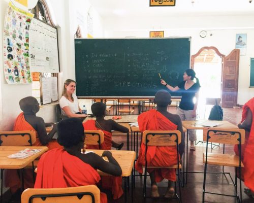 teaching monks