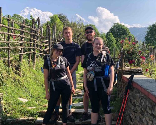 volunteer pic with mountian backdrop