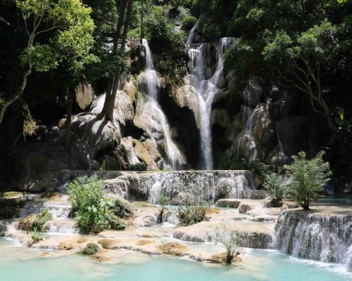 waterfall luang prabang