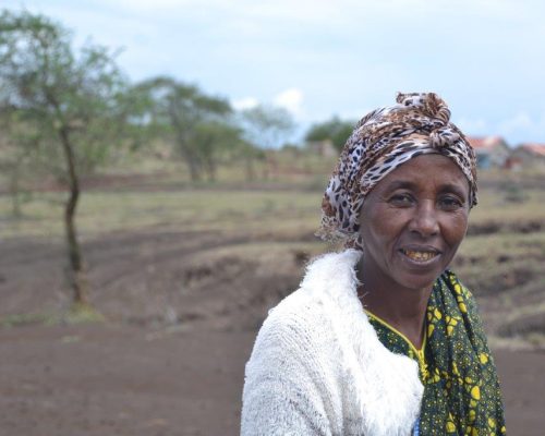 smiling woman in Tanzania