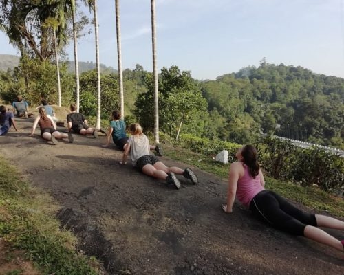 yoga outside