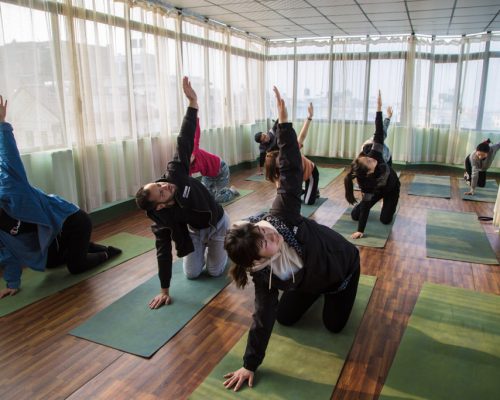 yoga class